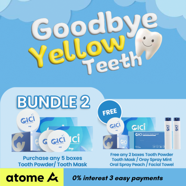 CICI Whitening Tooth Powder/Tooth Mask - Bundle 2